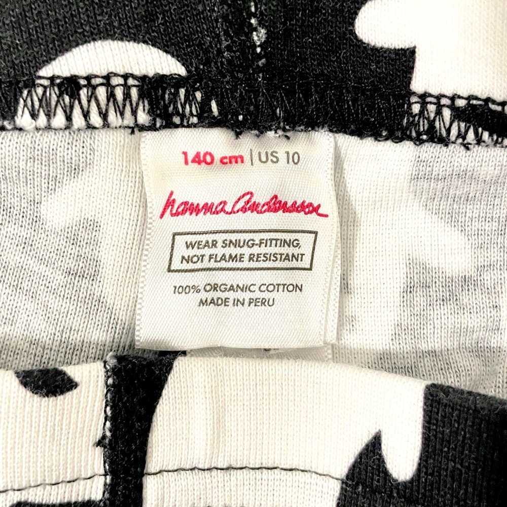 👻 Hanna Andersson Organic Cotton Ghost Print Pajama Pants - Picture 3 of 6